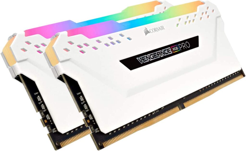 Corsair VENGANCE RGBシリーズ 32GB [16GB×2枚] ホワイトCMW32GX4M2E3200C16W