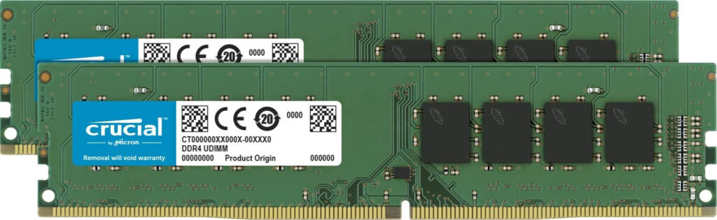 Crucial RAM 32GB Kit (2x16GB) DDR4 3200MHz Desktop Memory CT2K16G4DFRA32A 